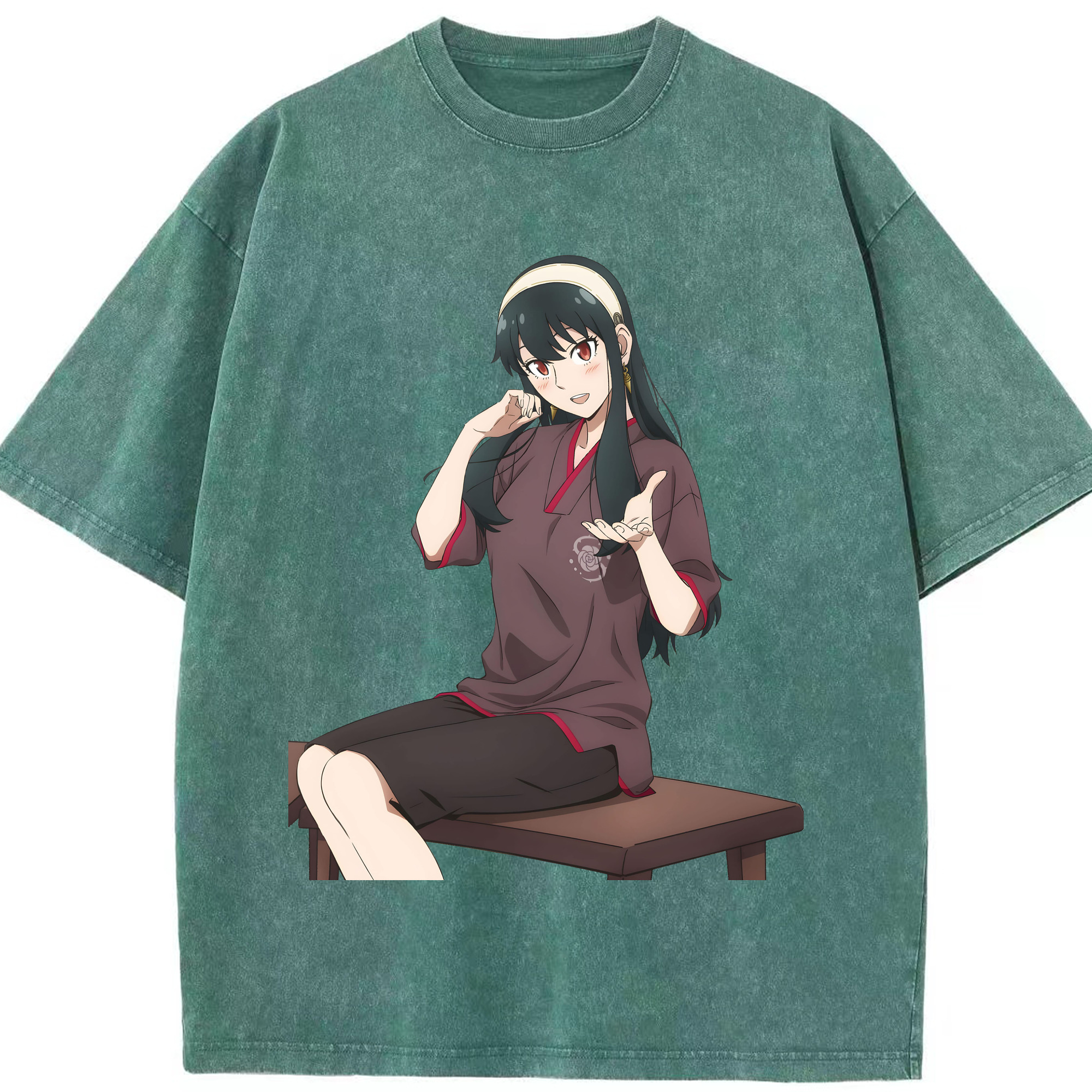 （画像用） SPY×FAMILY间谍家家酒 綿100% ヴィンテージ風 半袖Tシャツ（フロントプリント）